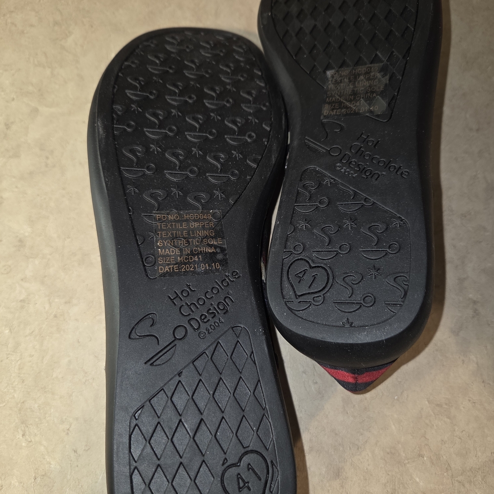 Hot Chocolate Chocolaticas "Freak Show" Women's Flats Sz 11 NIB Alt Tattoo - Picture 6 of 10
